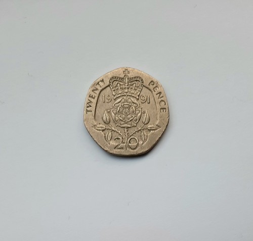20p coin united kingdom - 20p, coin,
