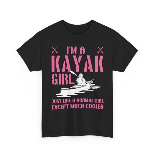 Kayaking girl shirt m - kayaking, i'm