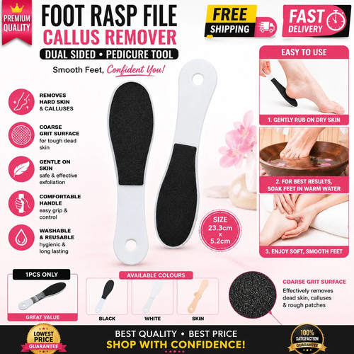 Foot rasp file scrubber hard - rasp,