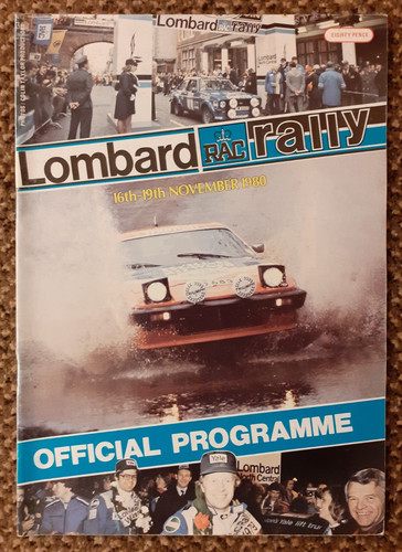 Lombard rac rally - lombard, 1980