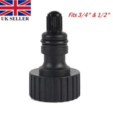 ONE STATIC CARAVAN DRAIN DOWN FITTING FITS 3/4" & 1/2"