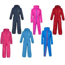 Trespass Kids Waterproof Rainsuit All In One Suit for Boys & Girls