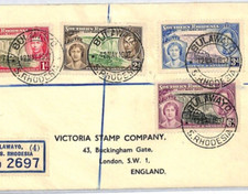 SOUTHERN RHODESIA KGVI FDC