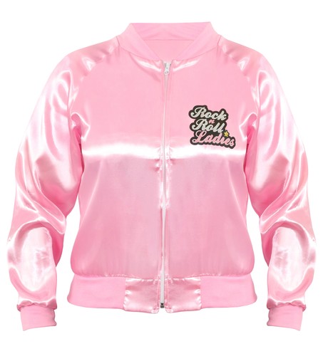 Pink rock roll satin - roll,