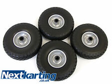 X 4 New Trolley Wheel Steel