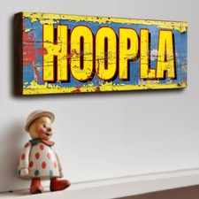 Hoopla Carnival Game Sign