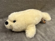 Ravensden Suma Collection White Seal Realistic Soft Plush Toy Stuffed Animal 13"