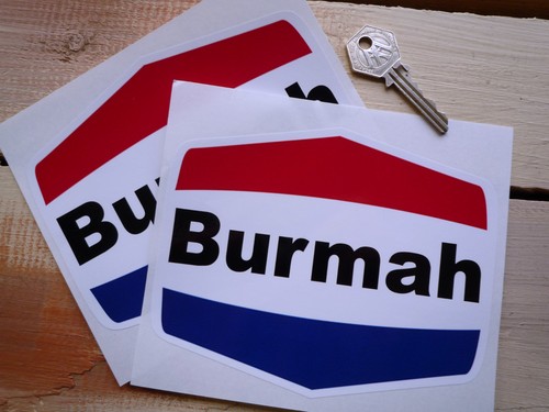 Burmah shaped race car - race,