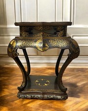 Early 19th Century Japanese Gilt Lacquer Stand Table Edo Period