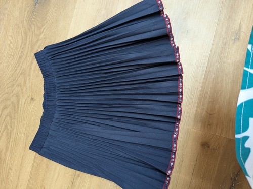 Jacadi 4yrs navy pleated skirt - 4yrs,