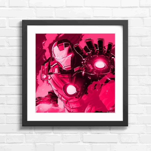 Bold iron man repulsor - man,