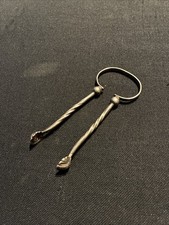 Unusual Vintage White Metal Sugar Tongs Great Condition Nice Design See Pictures