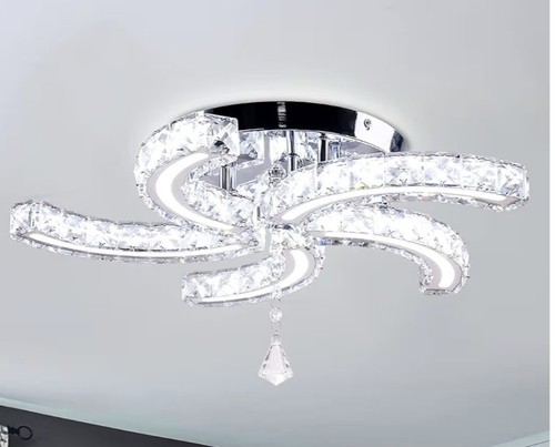 Modern crystal led - led, ceiling