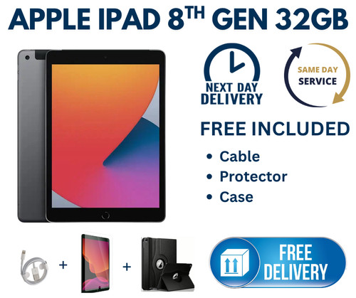 Apple ipad 8th gen - 8th, 10.2"