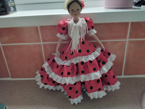 Vintage doll figurine - doll,