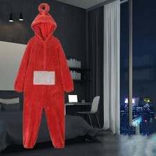 2024 Adult Teletubbies Costume Disi Onesis Lala Cosplay Jumpsuit Pajama Carneval