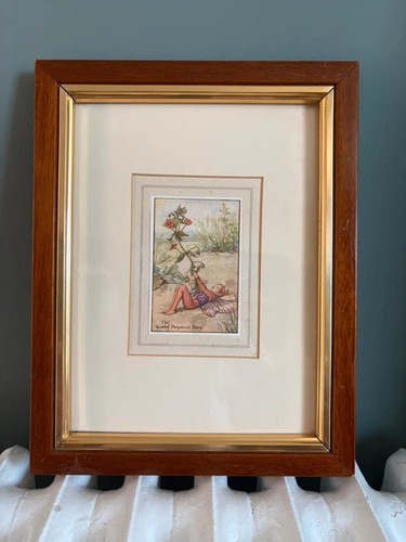 Framed flower fairy - print, the