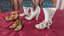 Vintage boot figurines -