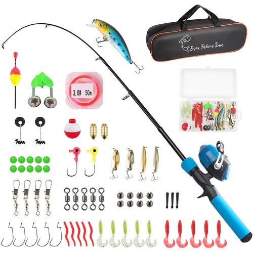 Kids fishing pole kit - fishing,