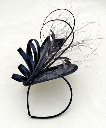 Maddox fascinator navy - maddox,