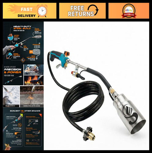 Heavy duty propane torch weed - duty,