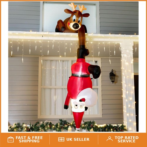 Unique 8ft falling santa - unique, &