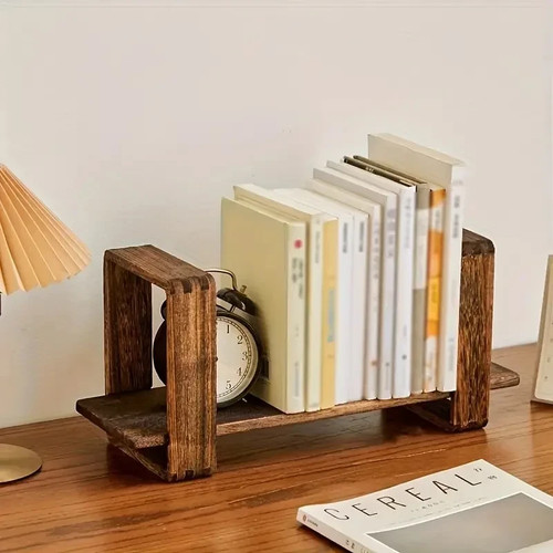Bamboo desktop bookshelf - bamboo,