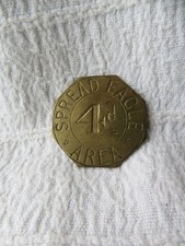 OLD SPREAD EAGLE  BUS COMPANY,  PAY CHECK 4d TOKEN, 7.1gs
