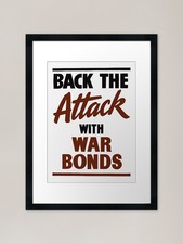 Back The Attack With War Bonds