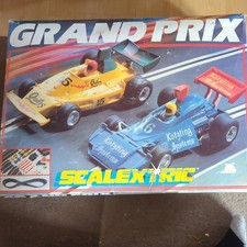 Scalextric 1980s Grand Prix Race Boxed Set -One Car Needs Repair 
