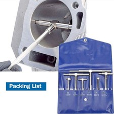 6pcs Telescopic Gauge 8-150mm Adjustable Inner Diameter Gauge Micrometer Tool