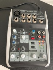 Behringer XENYX Q502 USB 5-Input Mixer / Compressor