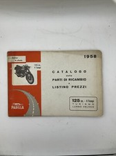 Classic Parilla 125 Parts List 1958 (PB4/84)