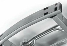 SATIN SILVER Brush On Chip Resistant Chassis Sill Paint 500ml suits Classic (T)