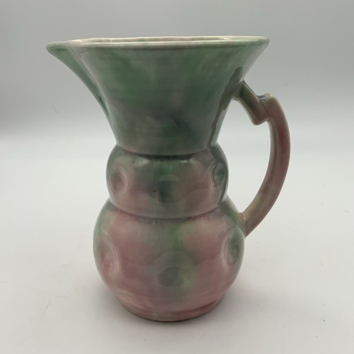 Vintage sylvac jug pink green - vintage,