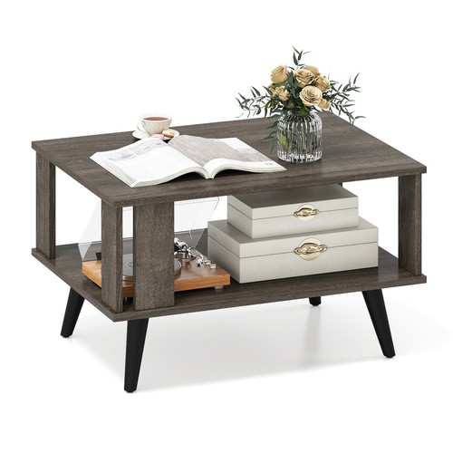 Costway tier wooden center - costway, 2-tier