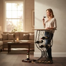 Wine Rack Free Standing Wooden