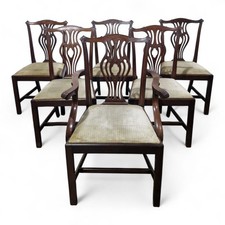 Antique mahogany dining chairs