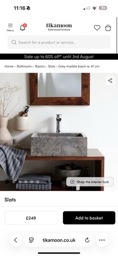 Tikamoon slats grey - tikamoon, marble
