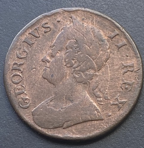 1752 half penny george - 1752,