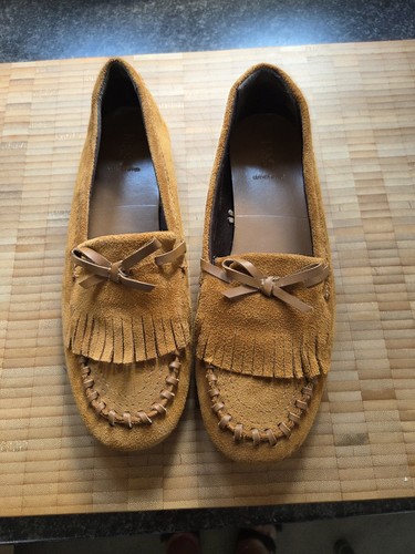 Ladies marks and spencer suede - and,