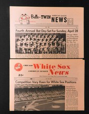 1960's Baseball Newspapers Lot