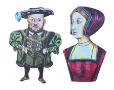 King Henry VIII Plaque Set - Anne Boleyn - Tudor History Gift - H13/16-P