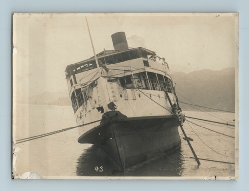 1920s real photo steamship - real, photo,