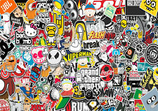 3 A4 Sticker bomb sheets JDMM EURO DRIFT VW stickerbomb car van ipad tablet 8