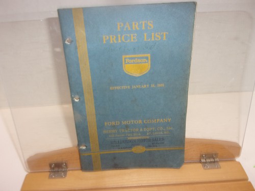 Vintage parts price - parts, list