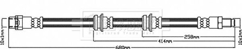 Borg beck bbh8618 - borg, brake