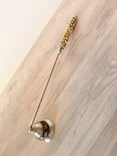 Sterling silver candle snuffer - candle,