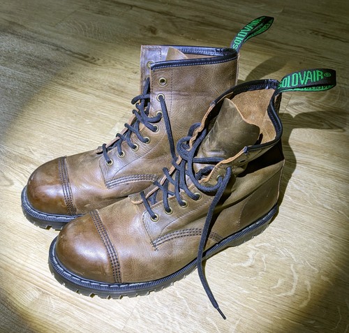 Solovair brown size steel - solovair,