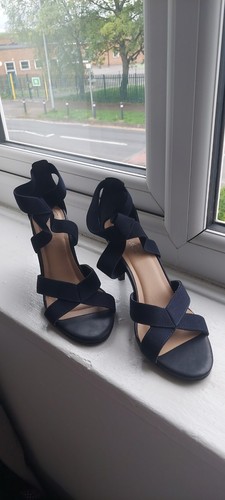 Navy shoes sandals high - navy,
